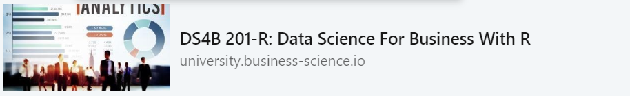 Data Science For Business With R