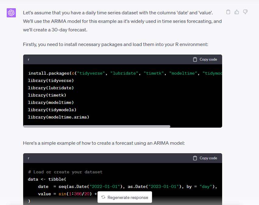 ChatGPT Code OSMdata Example