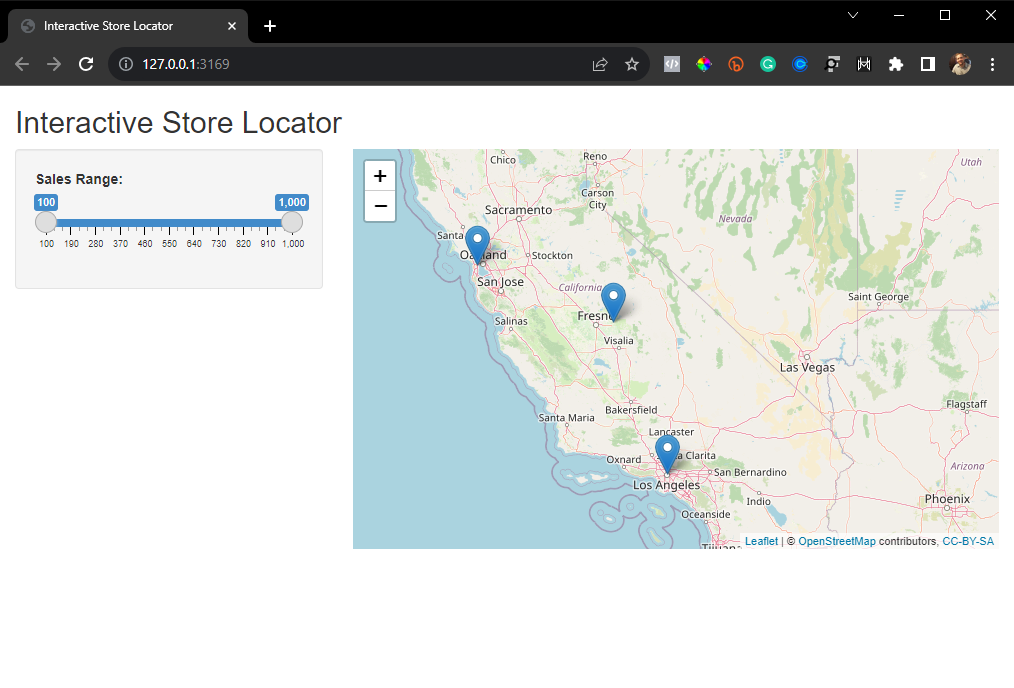 Shiny App: Interactive Store Locator