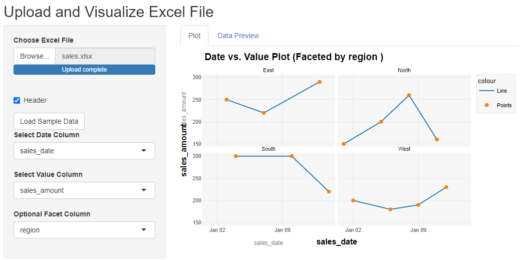 Auto Excel Analyzer Shiny App