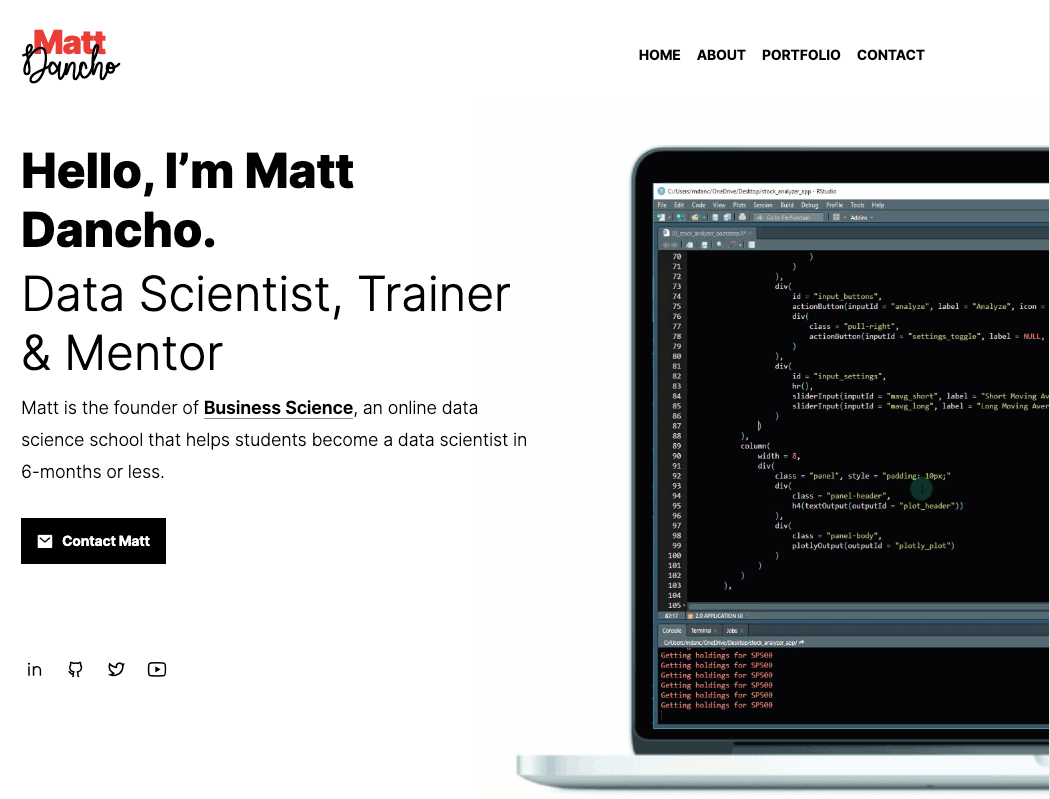 How To Make A Data Science Portfolio Website in Under 15 Minutes With 
