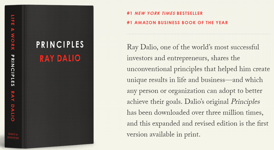 Principles by Ray Dalio