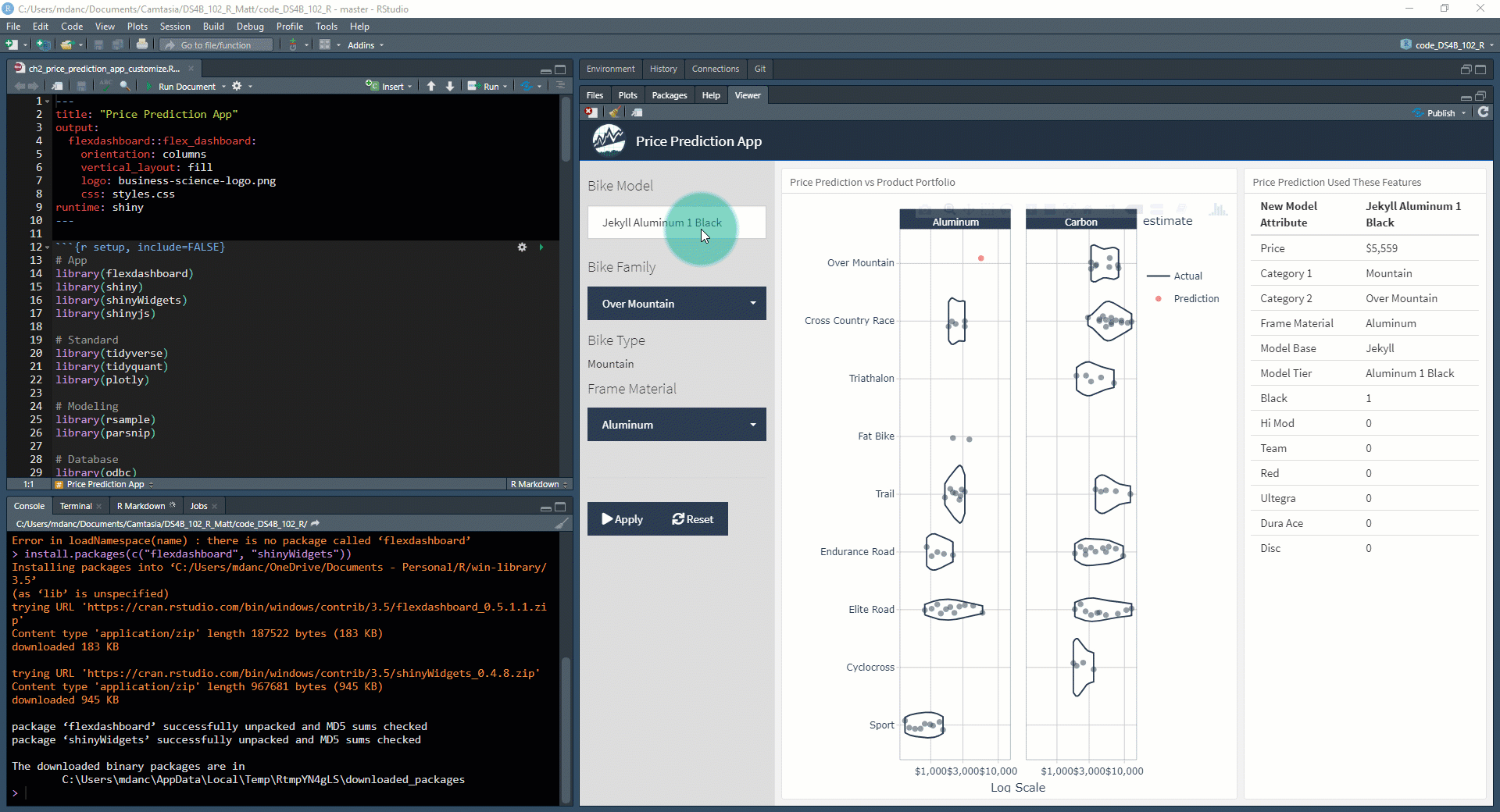 case studies building web applications with shiny in r