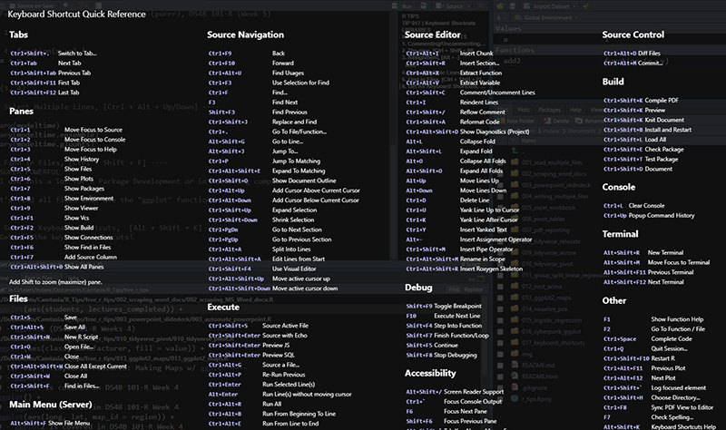 rstudio assignment operator shortcut