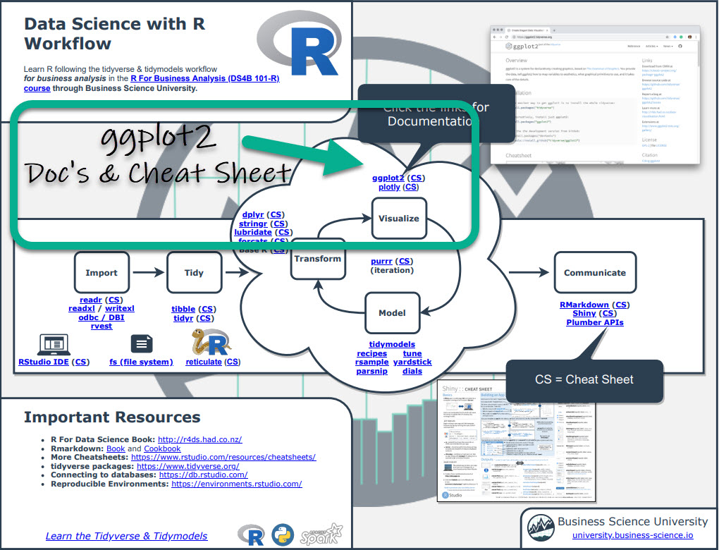 Rstudio ggplot cheat sheet template