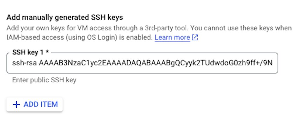 Paste SSH Key