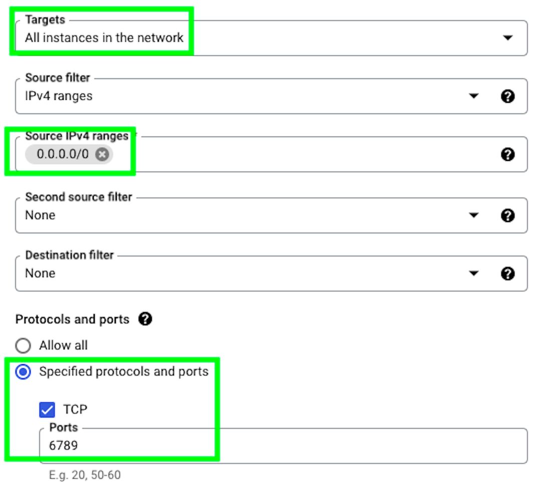 Firewall Rule Options