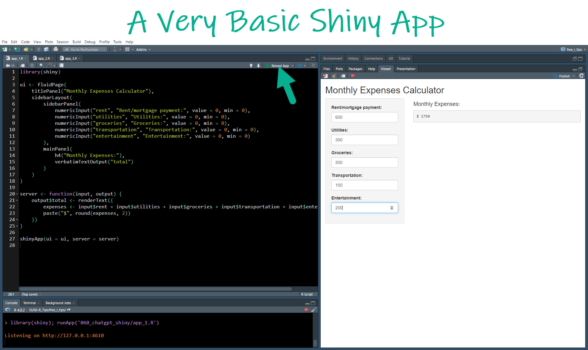 Shiny ChatGPT App 1
