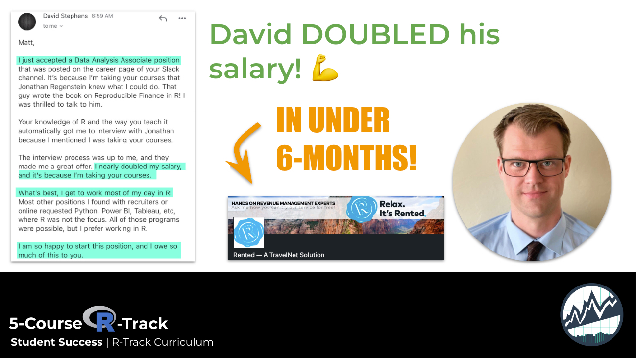 David DOUBLED his salary!
